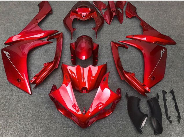 Aftermarket 2007-2008 Gloss Red Yamaha R1 Motorcycle Fairings