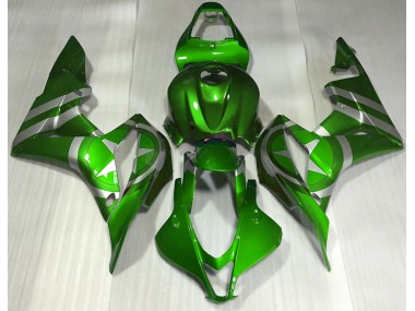 Aftermarket 2007-2008 Green Captain America Honda CBR600RR Motorcycle Fairings