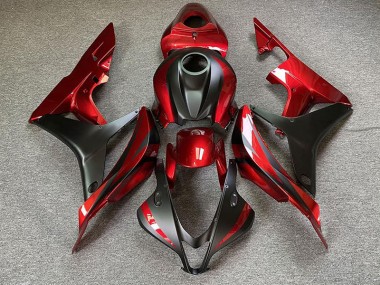 Aftermarket 2007-2008 Maroon Red Honda CBR600RR Motorcycle Fairings