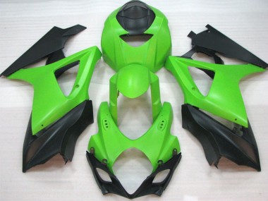 Aftermarket 2007-2008 Matte Green Suzuki GSXR 1000 Motorcycle Fairings