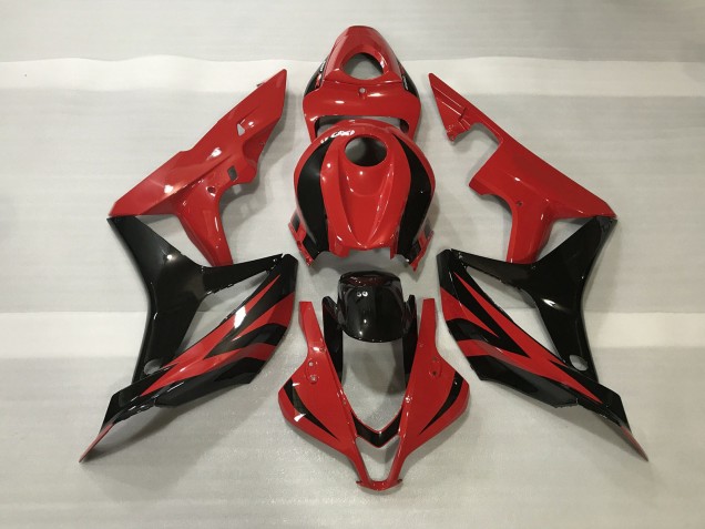 Aftermarket 2007-2008 Metallic Red OEM Style Honda CBR600RR Motorcycle Fairings