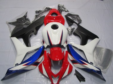 Aftermarket 2007-2008 OEM White Red Blue Style Design Honda CBR600RR Motorcycle Fairings