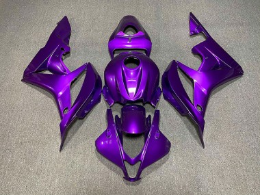 Aftermarket 2007-2008 Pearl Purple Plain Honda CBR600RR Motorcycle Fairings