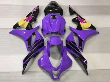 Aftermarket 2007-2008 Purple & Pink Bull Honda CBR600RR Motorcycle Fairings