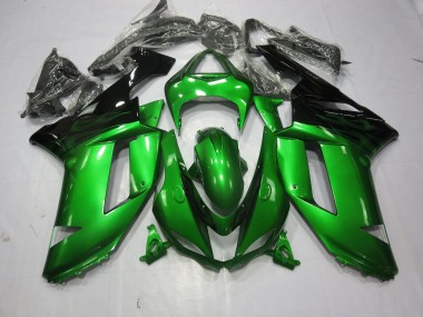 Aftermarket 2007-2008 Special Green Kawasaki ZX6R Motorcycle Fairings