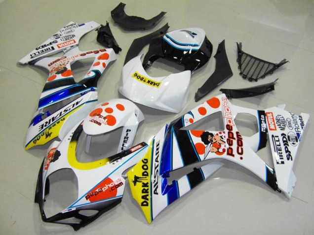 Aftermarket 2007-2008 Spots Suzuki GSXR 1000 Motorcycle Fairings