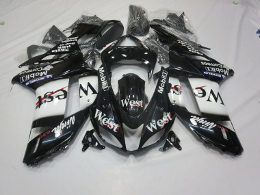 Aftermarket 2007-2008 West Kawasaki ZX6R Motorcycle Fairings