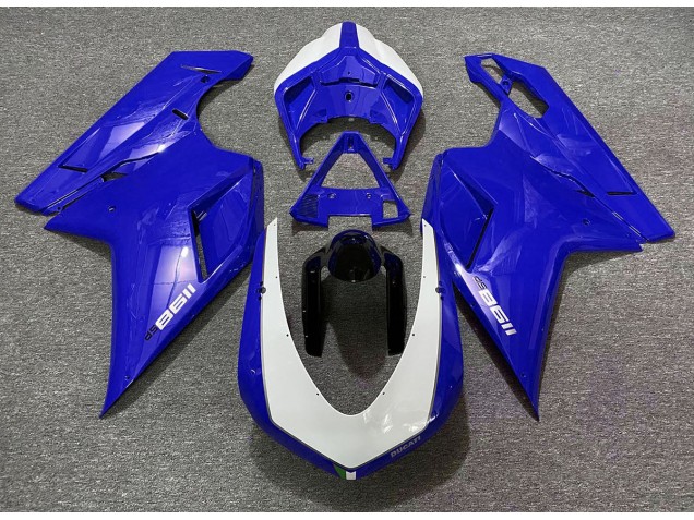 Aftermarket 2007-2012 Gloss Blue SP Ducati 848 1098 1198 Motorcycle Fairings