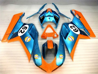 Aftermarket 2007-2012 Matte Gulf Ducati 848 1098 1198 Motorcycle Fairings