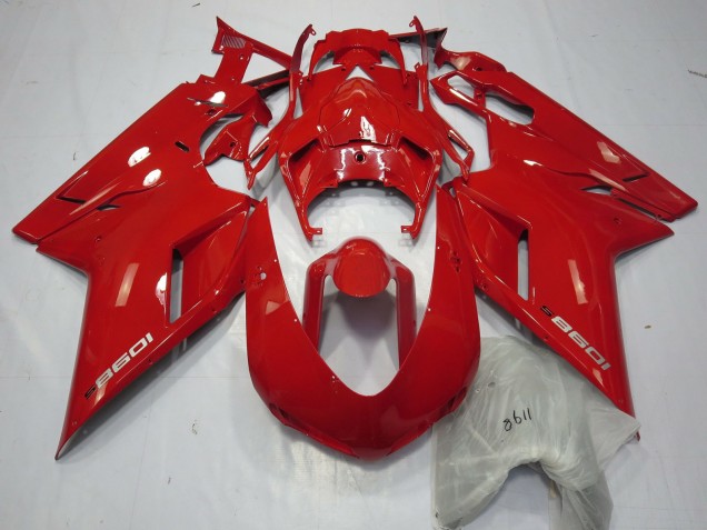 Aftermarket 2007-2012 Red 1098 Ducati 848 1098 1198 Motorcycle Fairings