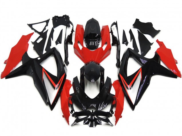 Aftermarket 2008-2010 Custom Red OEM Style Suzuki GSXR 600-750 Motorcycle Fairings