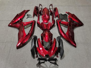 Aftermarket 2008-2010 Deep Red Suzuki GSXR 600-750 Motorcycle Fairings