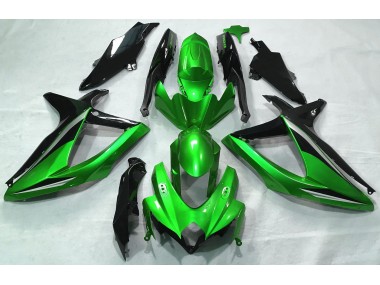 Aftermarket 2008-2010 Gloss Green Suzuki GSXR 600-750 Motorcycle Fairings