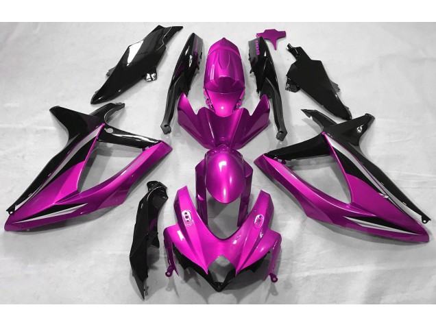 Aftermarket 2008-2010 Gloss Pink Suzuki GSXR 600-750 Motorcycle Fairings