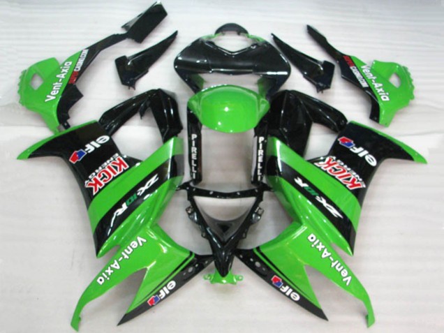 Aftermarket 2008-2010 Green Elf Kawasaki ZX10R Motorcycle Fairings