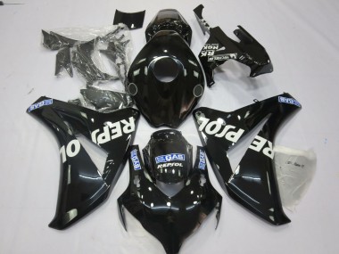 Aftermarket 2008-2011 Black Repsol Honda CBR1000RR Motorcycle Fairings