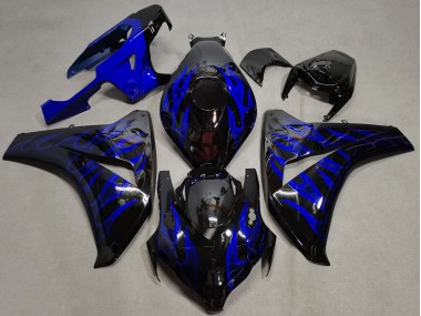 Aftermarket 2008-2011 Blue Flame Honda CBR1000RR Motorcycle Fairings