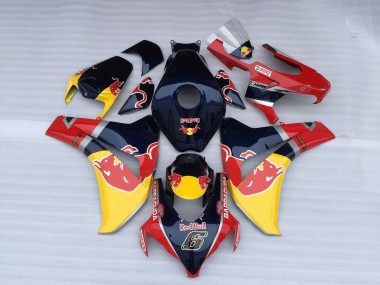 Aftermarket 2008-2011 Blue Red Bull Honda CBR1000RR Motorcycle Fairings