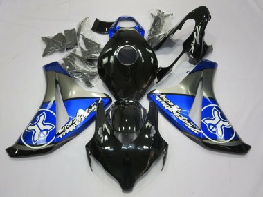 Aftermarket 2008-2011 Blue Silver Special Design Honda CBR1000RR Motorcycle Fairings