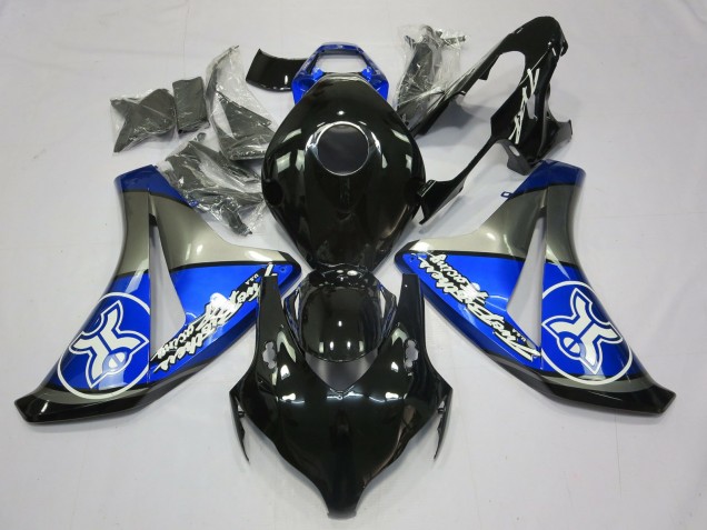 Aftermarket 2008-2011 Blue Silver Special Design Honda CBR1000RR Motorcycle Fairings