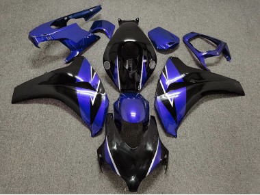 Aftermarket 2008-2011 Blue and Black Honda CBR1000RR Motorcycle Fairings