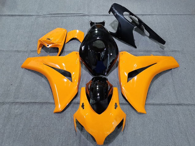 Aftermarket 2008-2011 Gloss Orange and Black Honda CBR1000RR Motorcycle Fairings