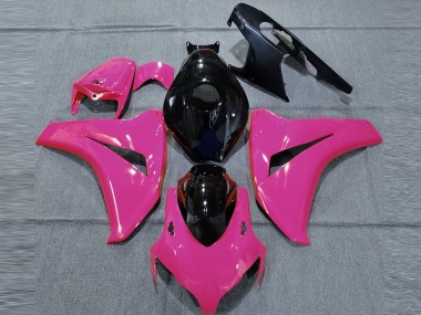 Aftermarket 2008-2011 Gloss Pink and Black Honda CBR1000RR Motorcycle Fairings