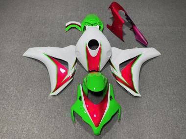 Aftermarket 2008-2011 Green and Red Gloss Honda CBR1000RR Motorcycle Fairings