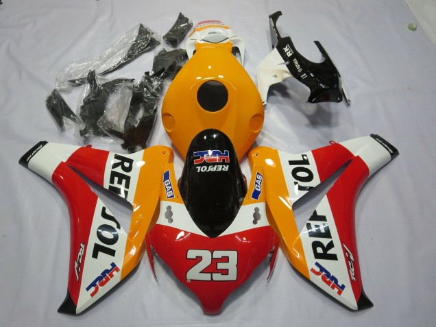 Aftermarket 2008-2011 Off Orange Repsol Honda CBR1000RR Motorcycle Fairings