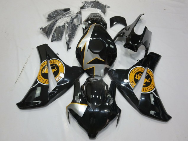 Aftermarket 2008-2011 Orange Black and Silver Honda CBR1000RR Motorcycle Fairings