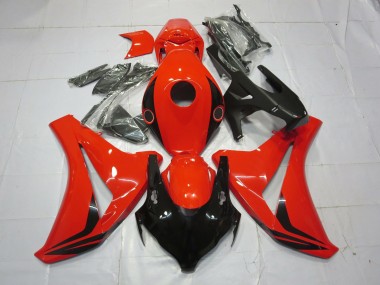 Aftermarket 2008-2011 Orange Red Honda CBR1000RR Motorcycle Fairings