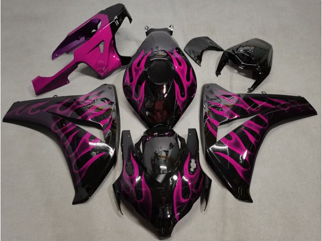 Aftermarket 2008-2011 Pink Flame Honda CBR1000RR Motorcycle Fairings