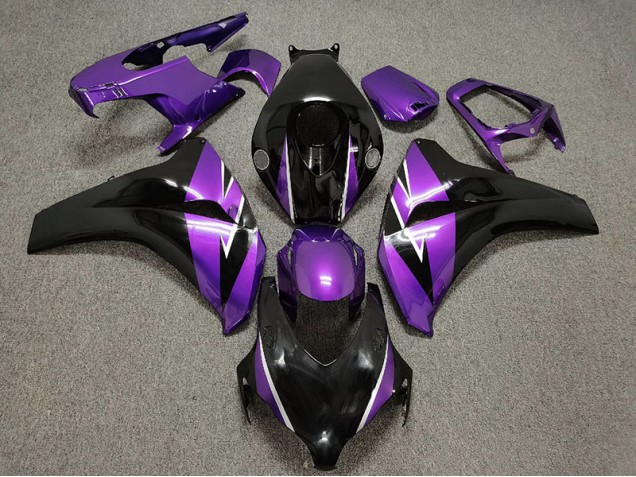 Aftermarket 2008-2011 Purple and Black Honda CBR1000RR Motorcycle Fairings