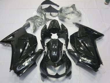 Aftermarket 2008-2013 Black Gloss Kawasaki Ninja 250 Motorcycle Fairings