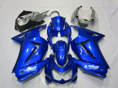 Aftermarket 2008-2013 Gloss Blue Kawasaki Ninja 250 Motorcycle Fairings