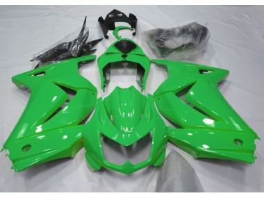 Aftermarket 2008-2013 Gloss Green Kawasaki Ninja 250 Motorcycle Fairings