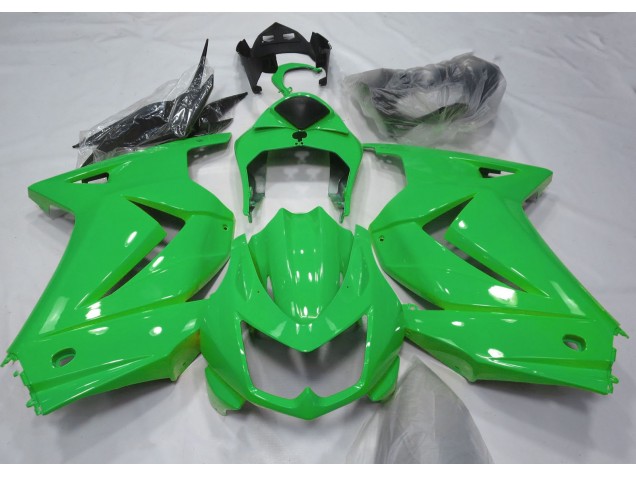 Aftermarket 2008-2013 Gloss Green Kawasaki Ninja 250 Motorcycle Fairings