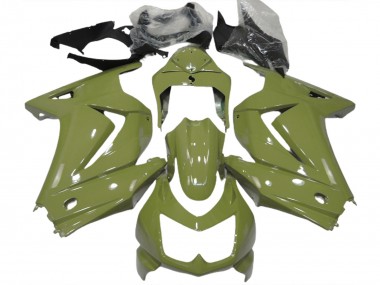 Aftermarket 2008-2013 Gloss Olive Kawasaki Ninja 250 Motorcycle Fairings