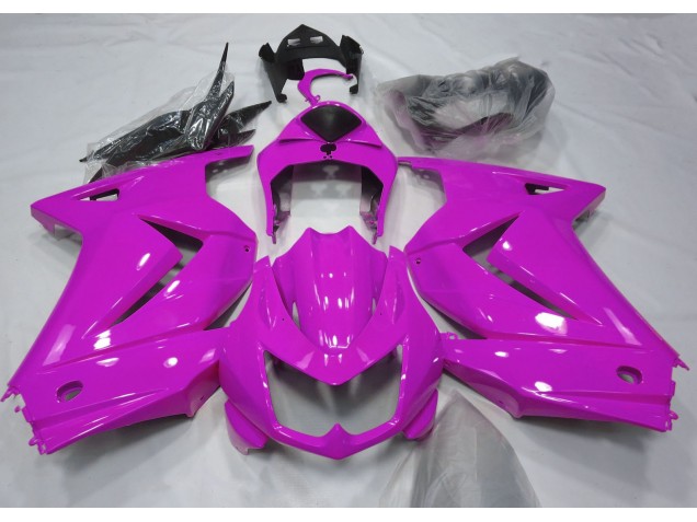 Aftermarket 2008-2013 Gloss Pink Kawasaki Ninja 250 Motorcycle Fairings