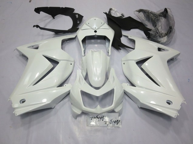 Aftermarket 2008-2013 Gloss White Kawasaki Ninja 250 Motorcycle Fairings