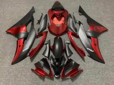 Aftermarket 2008-2016 Custom OEM Style Red / Black Yamaha R6 Motorcycle Fairings