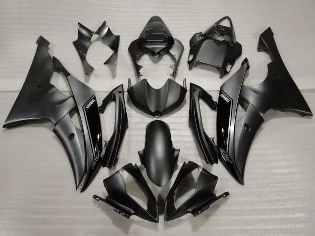 Aftermarket 2008-2016 Double Black Yamaha R6 Motorcycle Fairings