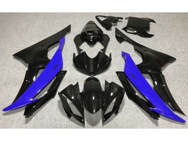 Aftermarket 2008-2016 Gloss Black & Blue Yamaha R6 Motorcycle Fairings