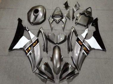 Aftermarket 2008-2016 Gloss Gray & Bronze Yamaha R6 Motorcycle Fairings