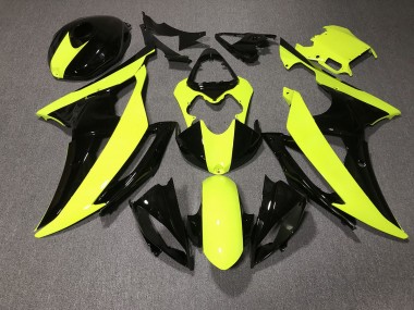 Aftermarket 2008-2016 High Viz and Black Custom Yamaha R6 Motorcycle Fairings