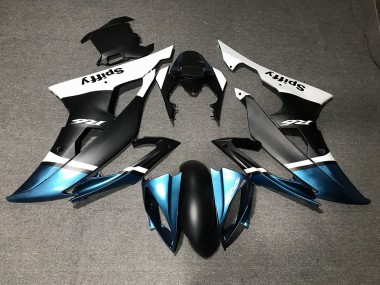 Aftermarket 2008-2016 Matte Black and Special Blue Yamaha R6 Motorcycle Fairings