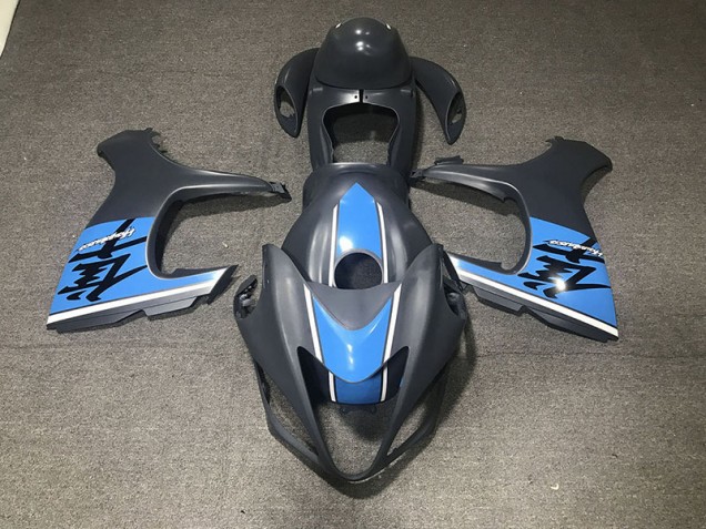 Aftermarket 2008-2019 Grey & Sky Blue Suzuki GSXR 1300 Motorcycle Fairings