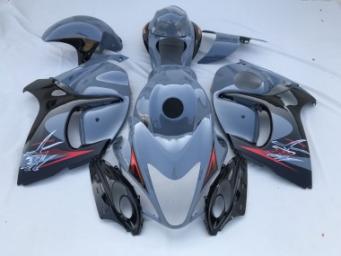 Aftermarket 2008-2019 Nardo Grey and Black Limited Suzuki GSXR 1300 Motorcycle Fairings