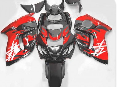 Aftermarket 2008-2019 Red and Grey Suzuki GSXR 1300 Motorcycle Fairings