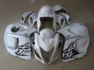 Aftermarket 2008-2019 White Suzuki GSXR 1300 Motorcycle Fairings